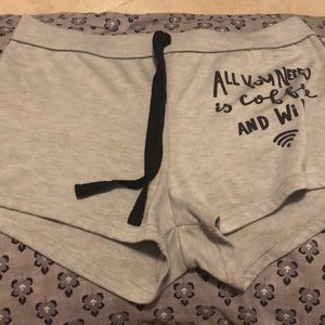 Grey pj shorts